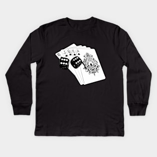 Playing cards Kids Long Sleeve T-Shirt